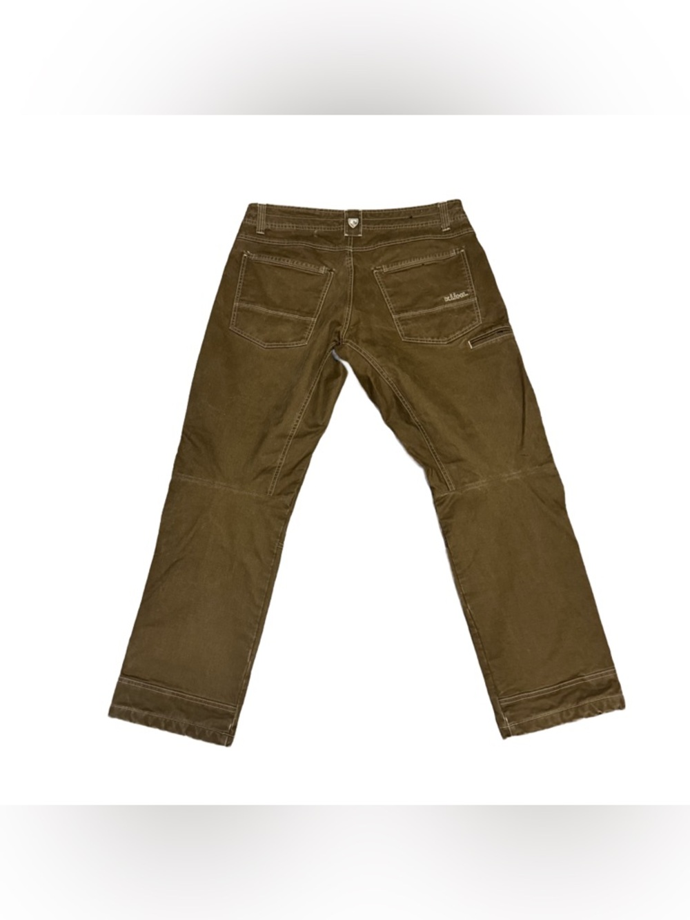 Kuhl Hot Rydr Flannel Lined Pants Men's 35x30 Brown Outdoor Workwear Hiking - Picture 4 of 8